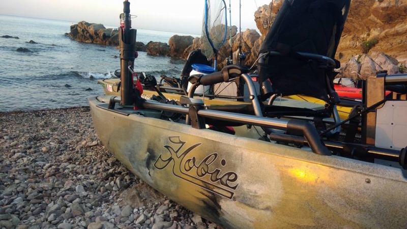 Journée de pêche en mer en kayak
