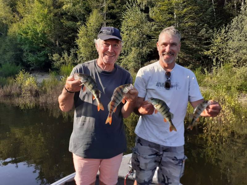 Pêche des carnassiers au lac de Pierre-Percée