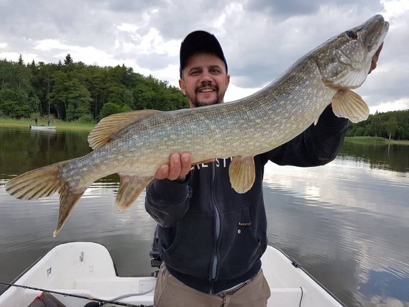 Pêche du brochet en Suède sur le Mälaren
