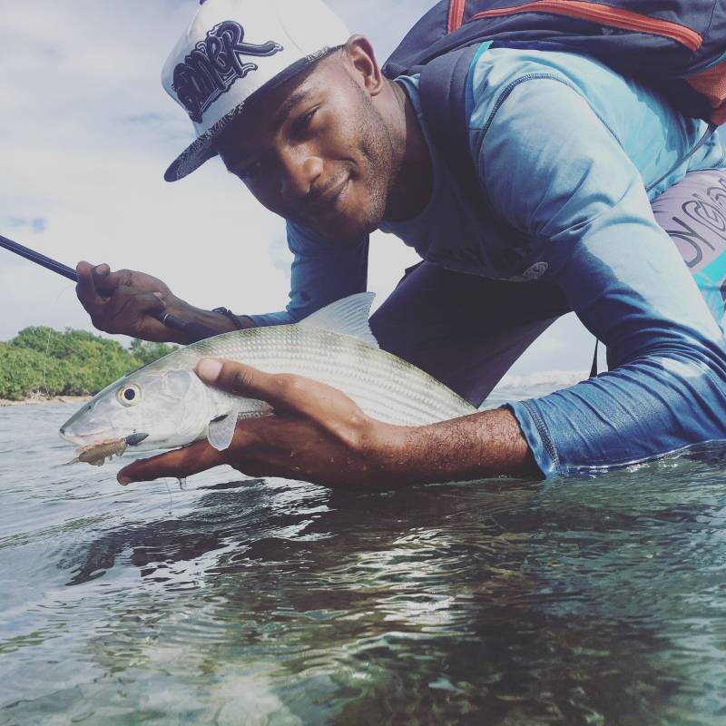 Pêche des flats de la Guadeloupe
