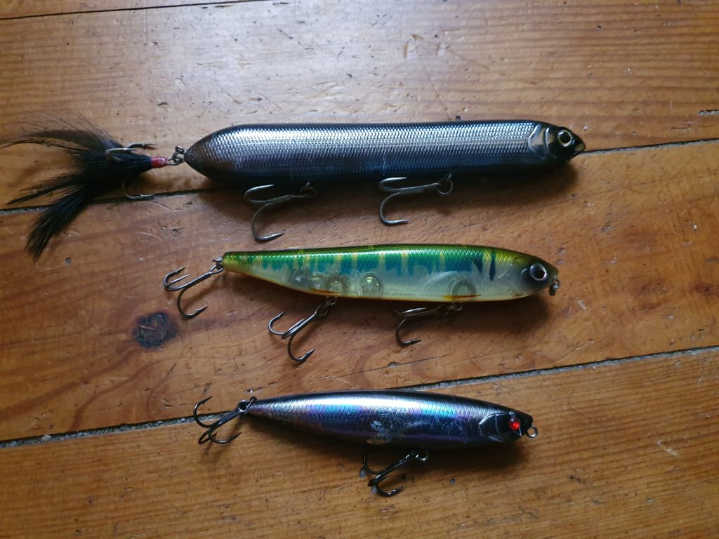 2. Stickbait: The typical surface black bass lure