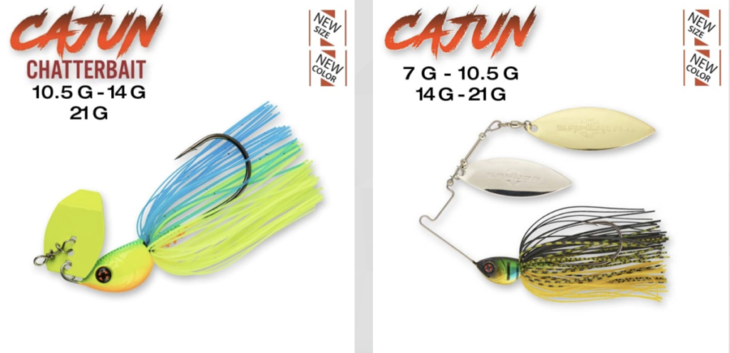 Sakura Cajun Chatterbait & Spinnerbait