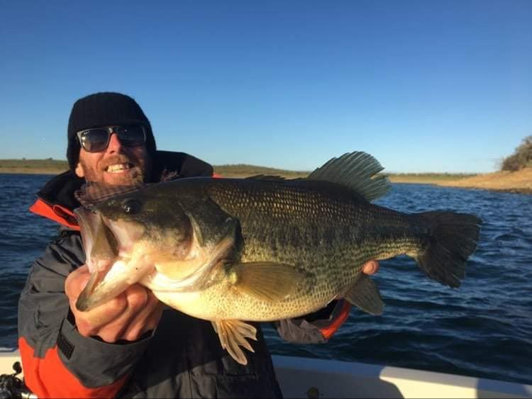 Tanguy de Sakura with a beautiful Spanish black bass