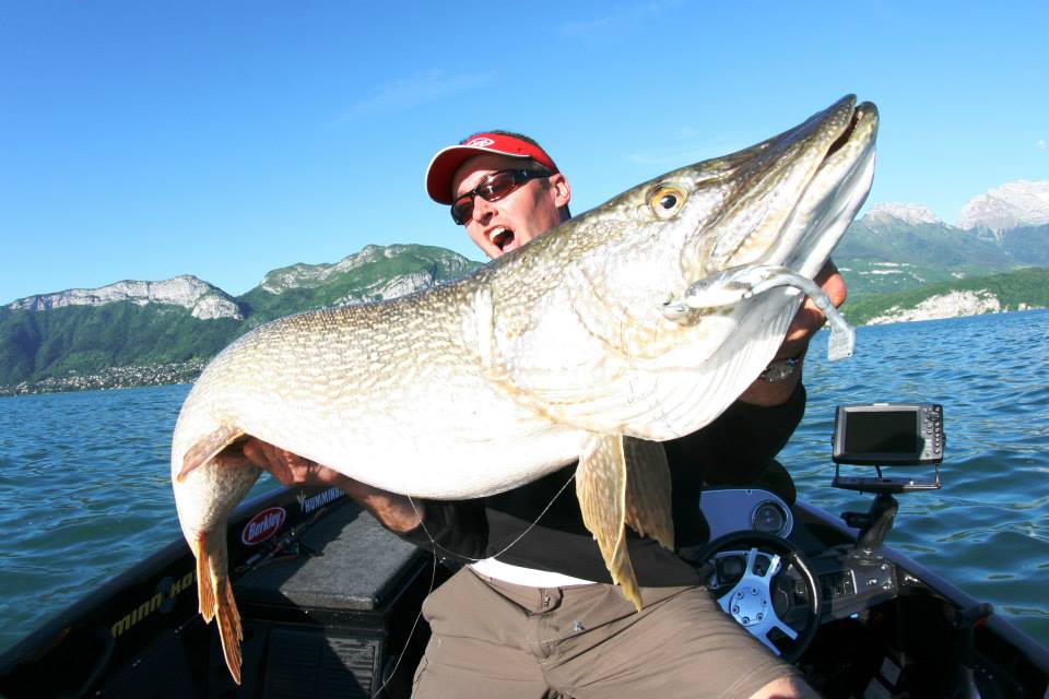 Top 3 : 137 cm pike caught by Sylvain Legendre on Lake Annecy